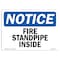 Signmission OSHA Notice Sign, Fire Standpipe Inside, 10in X 7in Decal, 7" W, 10" L, Landscape OS-NS-D-710-L-12695 - alternate 1